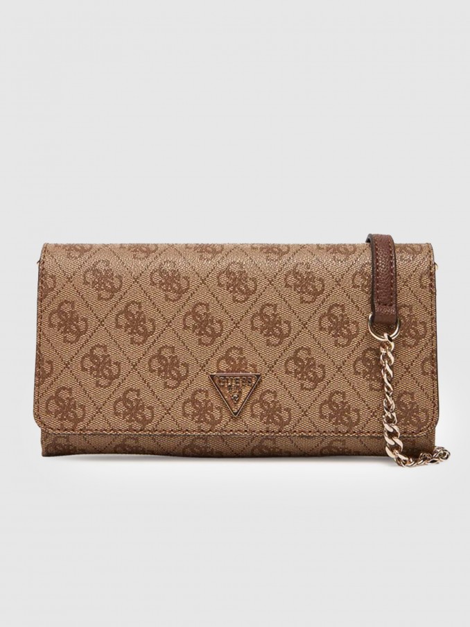 Bolsos de Hombro Mujer Marrn Guess