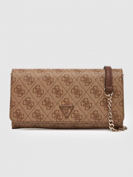 Bolsos de Hombro Mujer Marrn Guess