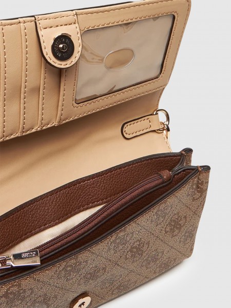 Shoulder Bags Woman Brown Guess