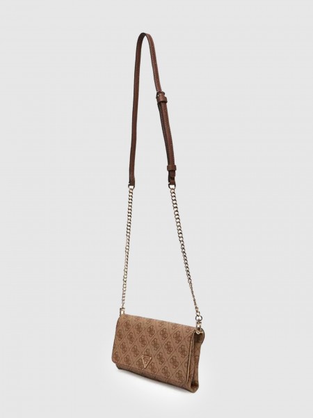 Shoulder Bags Woman Brown Guess