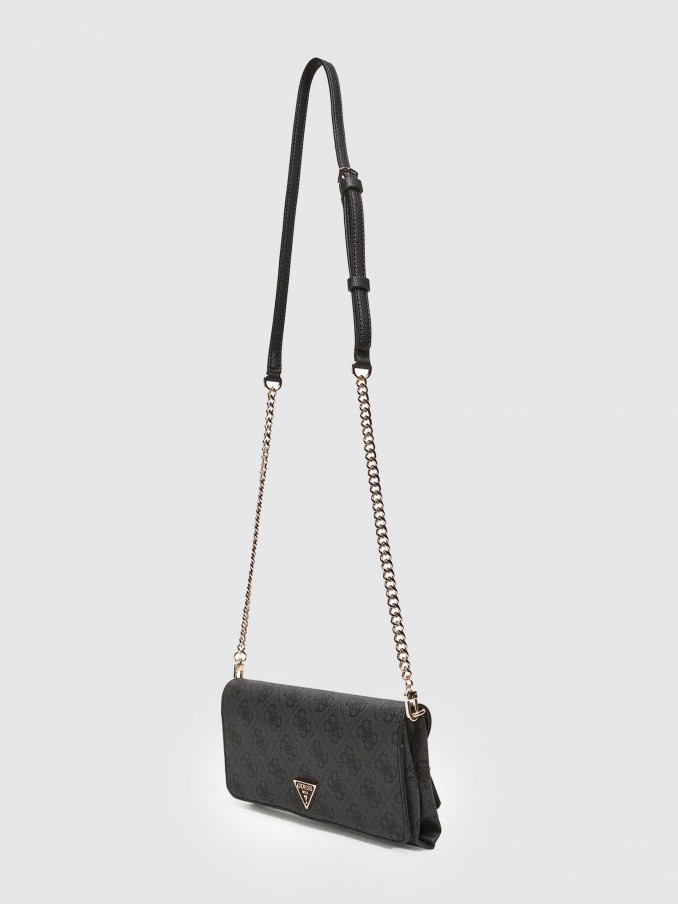 Bolsos de Hombro Mujer Negro Guess