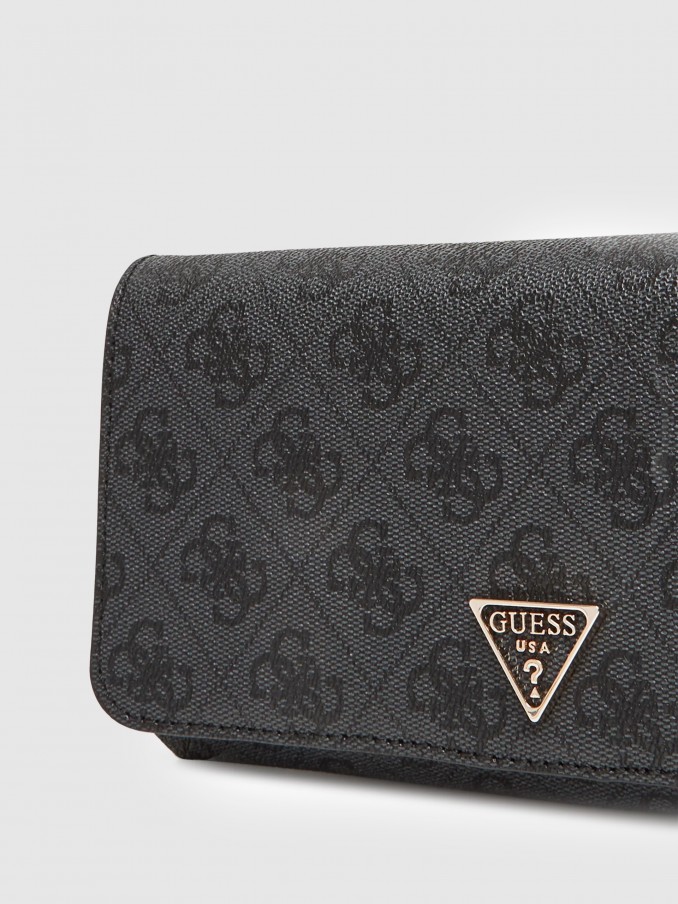 Bolsos de Hombro Mujer Negro Guess