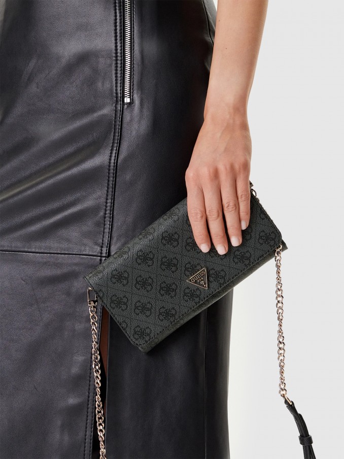Bolsos de Hombro Mujer Negro Guess