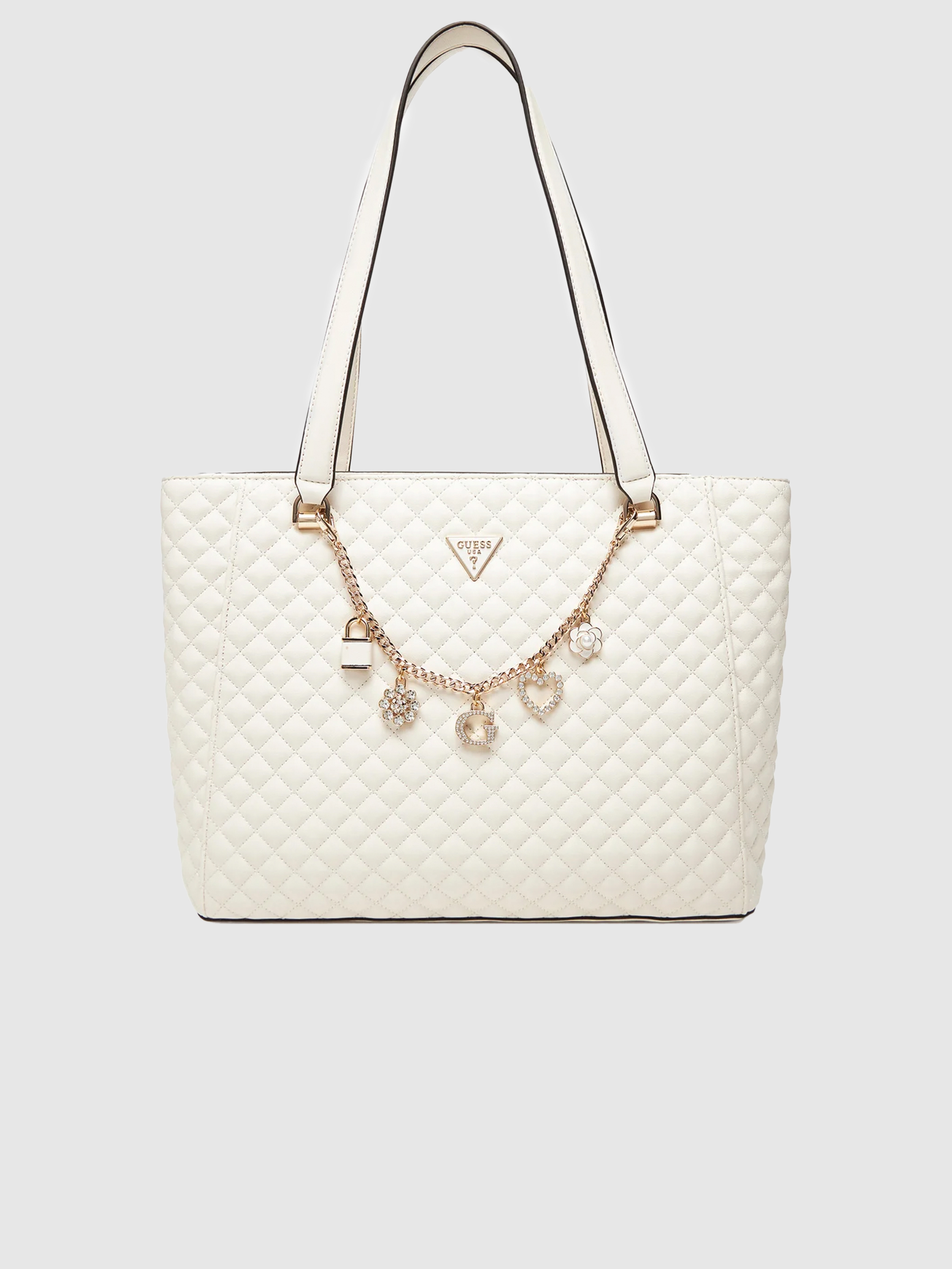 Bolsos de Mano Mujer Blanco Guess