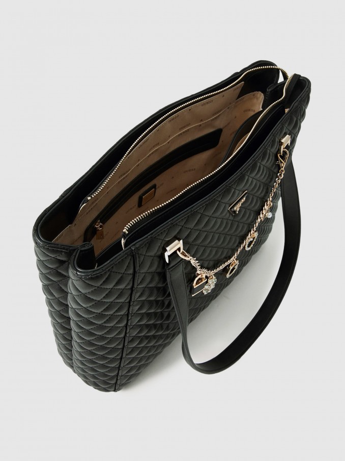 Tote Bags Woman Black Guess