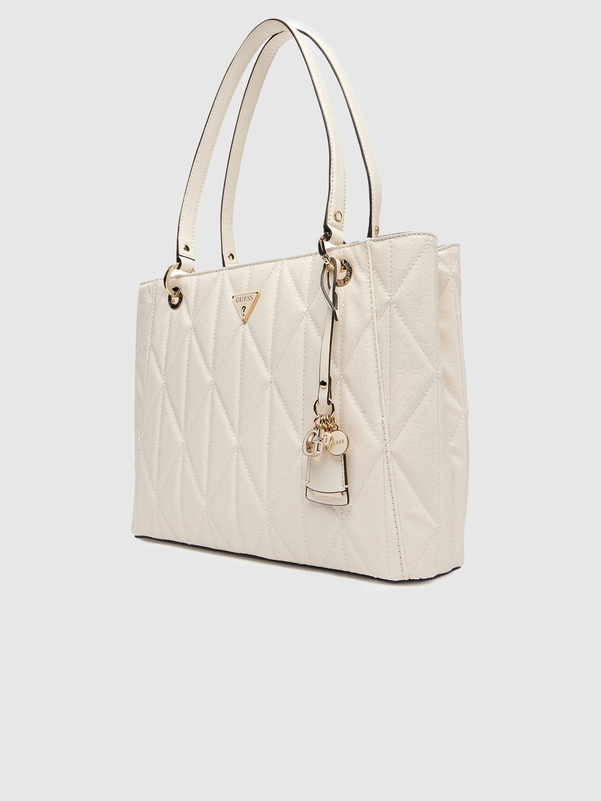 Bolsos de Mano Mujer Crema Guess