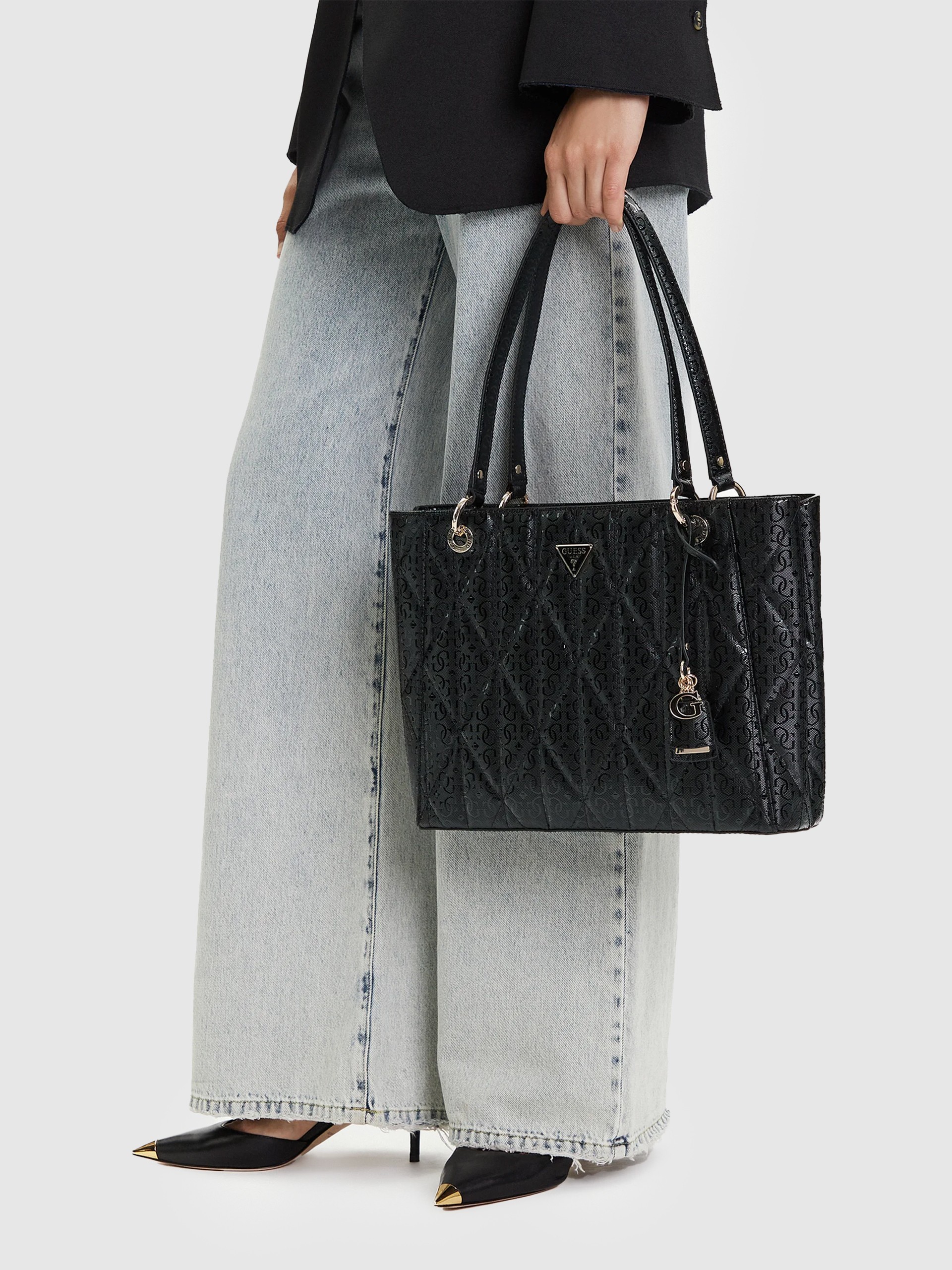 Bolsos de Mano Mujer Negro Guess