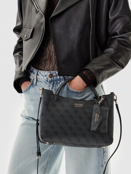 Bolsos Mujer Negro Guess