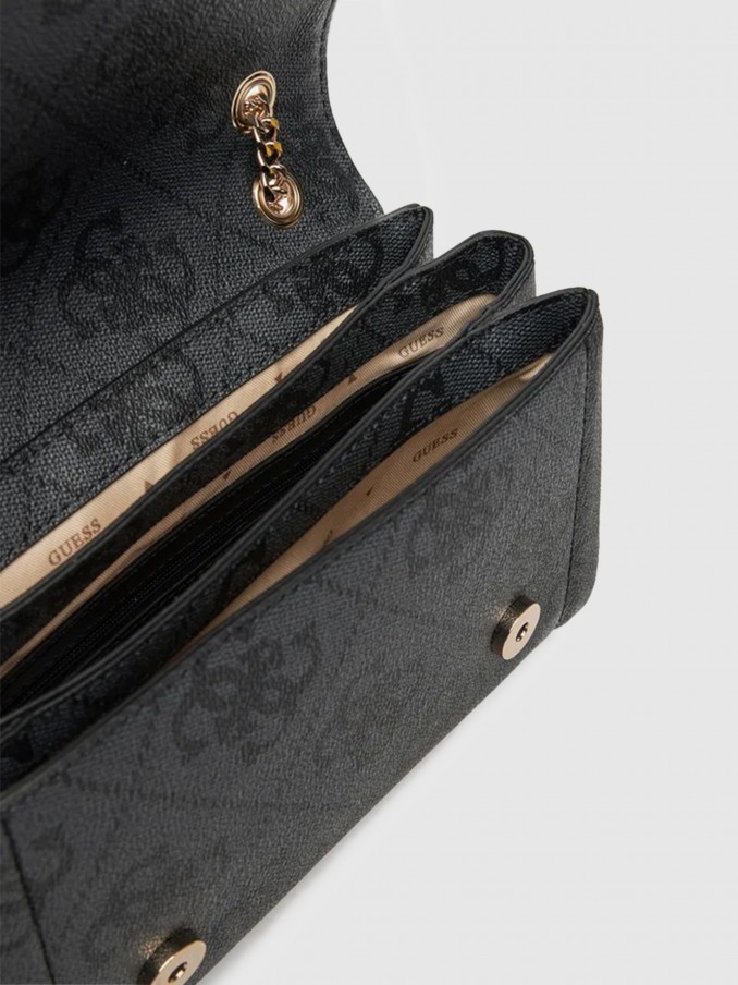 Bolsos de Hombro Mujer Negro Guess