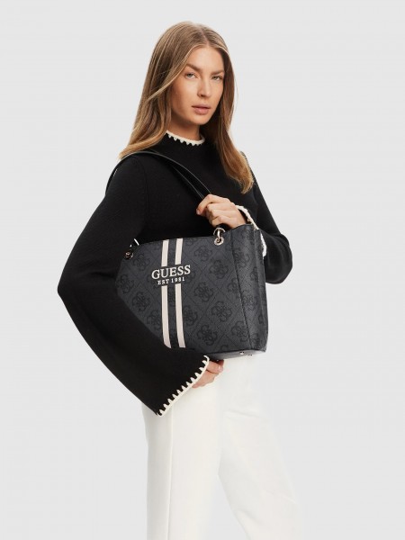 Tote Bags Woman Black Guess