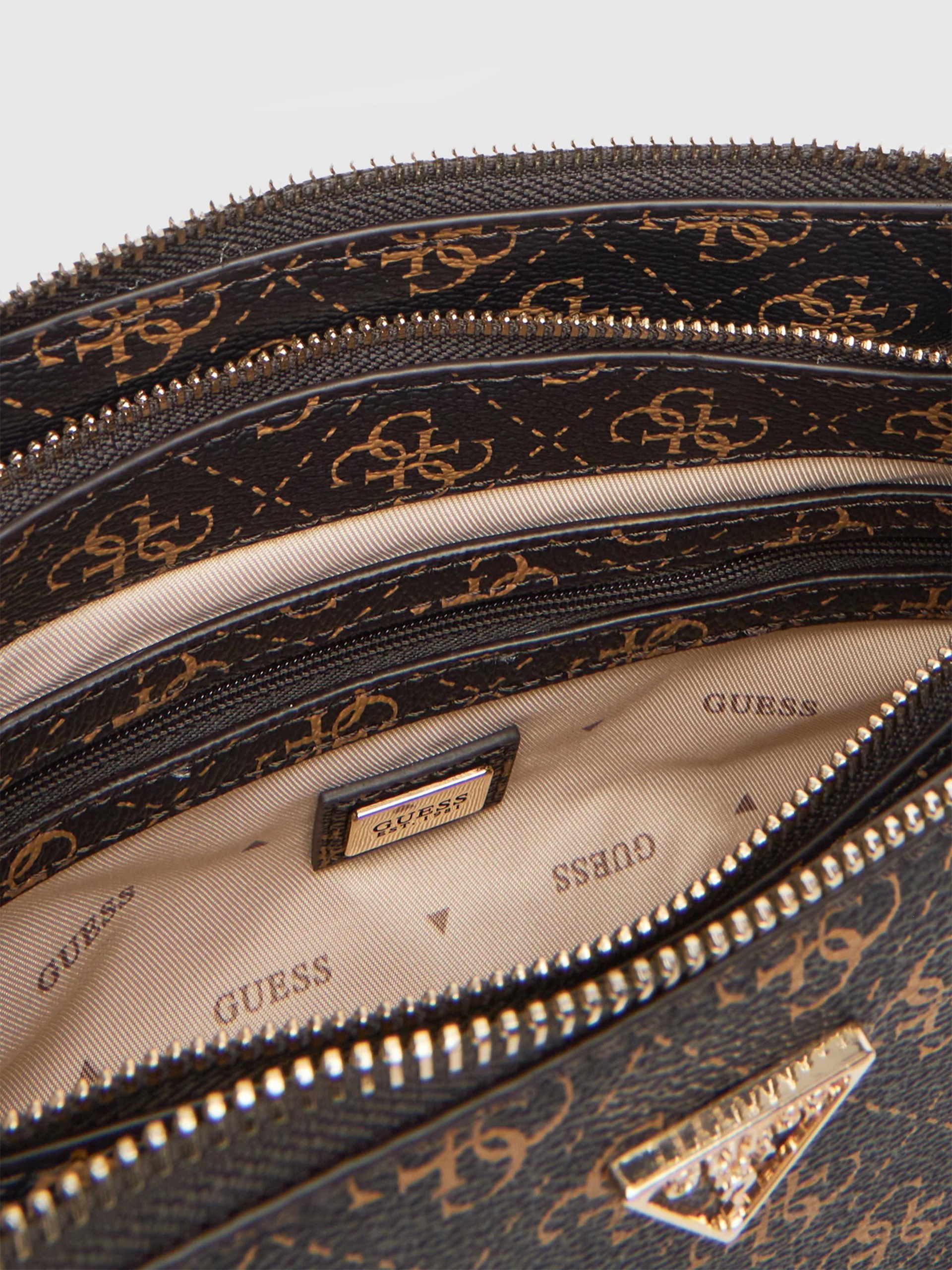 Shoulder Bags Woman (Black W / Brown Guess