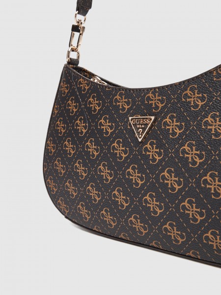 Shoulder Bags Woman (Black W / Brown Guess