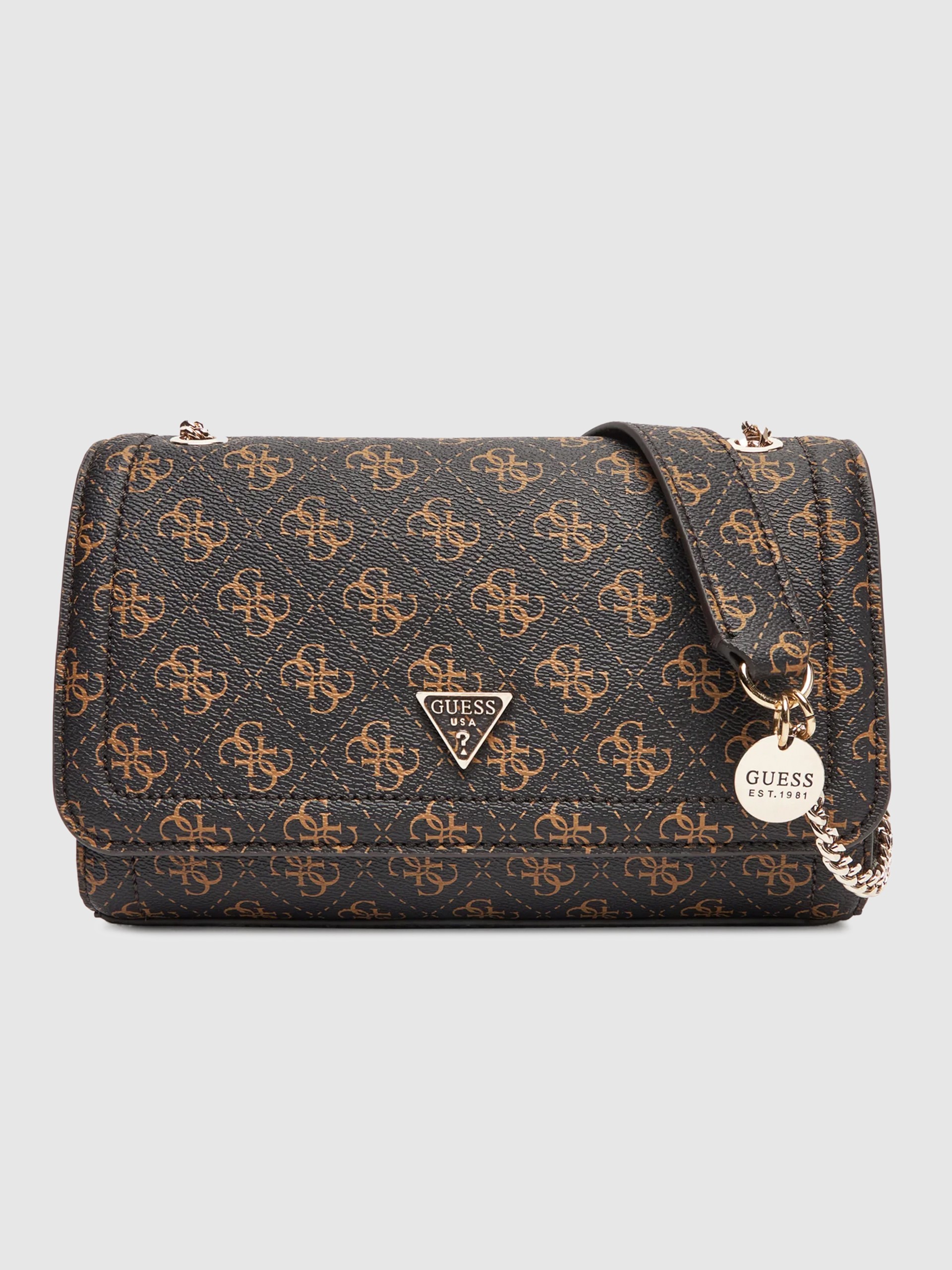 Shoulder Bags Woman (Black W / Brown Guess