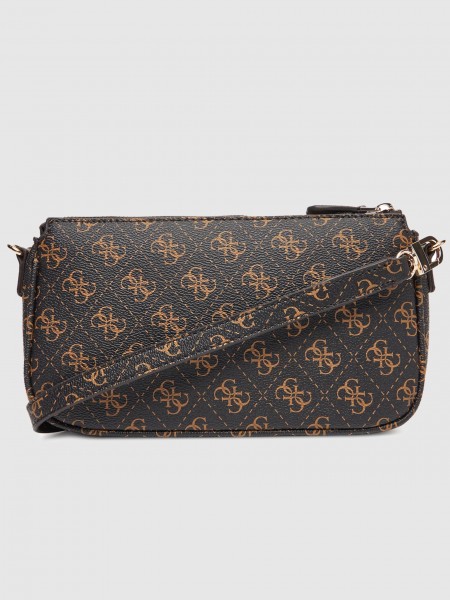 Shoulder Bags Woman (Black W / Brown Guess
