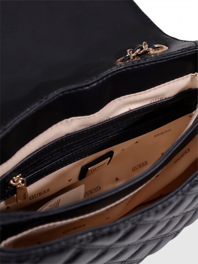 Bolsos de Hombro Mujer Negro Guess