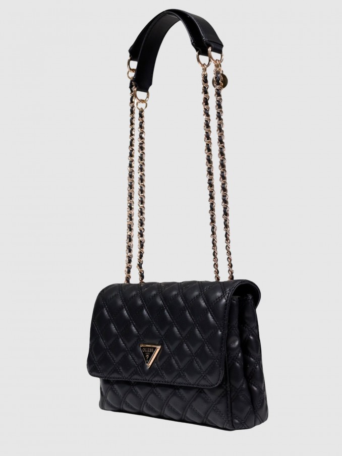 Bolsos de Hombro Mujer Negro Guess