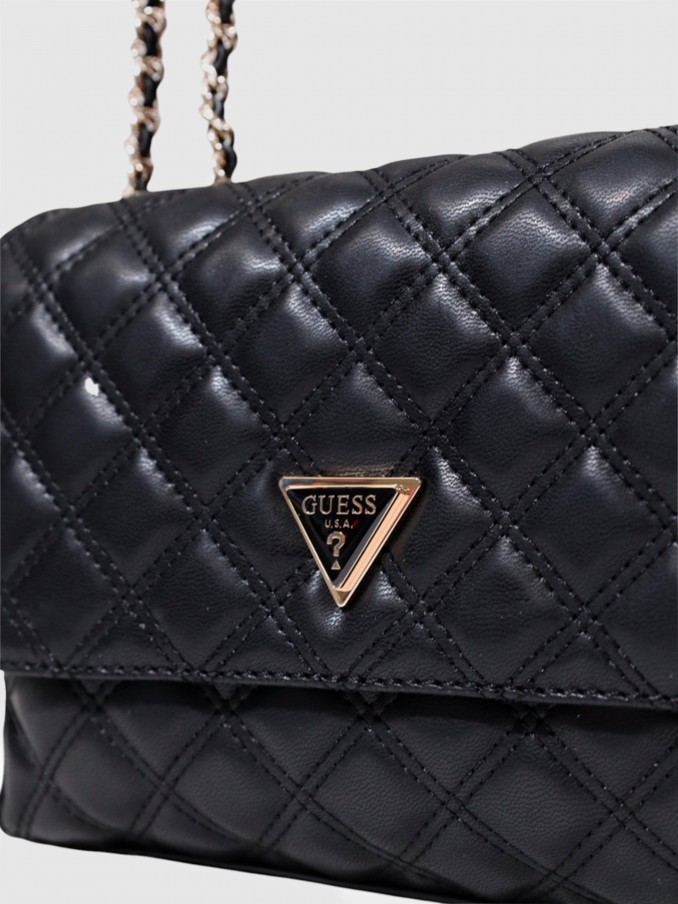 Bolsos de Hombro Mujer Negro Guess