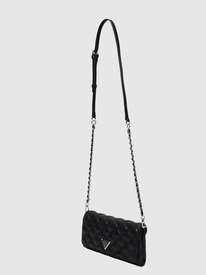 Bolsos de Hombro Mujer Negro Guess