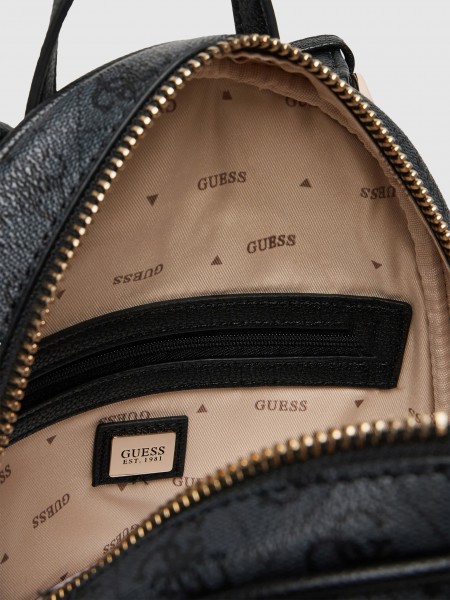 Backpack Woman Black Guess