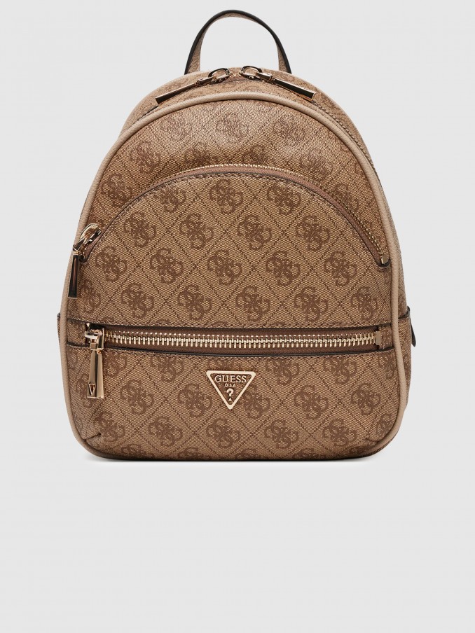 Mochila Mujer Beige Guess