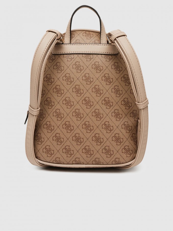 Mochila Mujer Beige Guess
