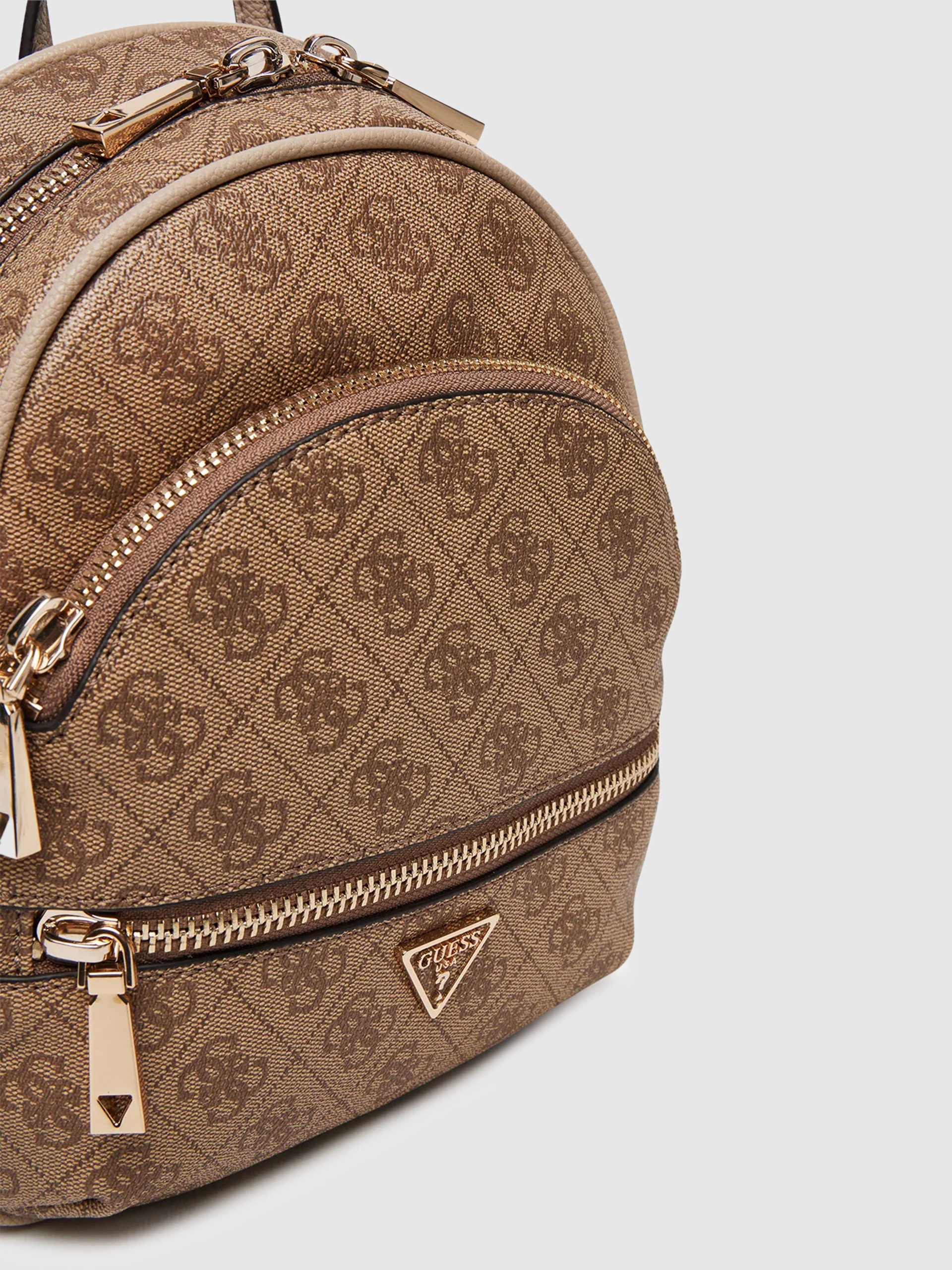 Backpack Woman Beige Guess