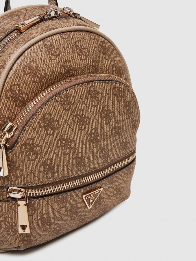 Mochila Mujer Beige Guess