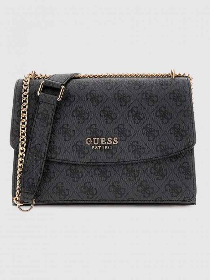Bolsos de Hombro Mujer Negro Guess
