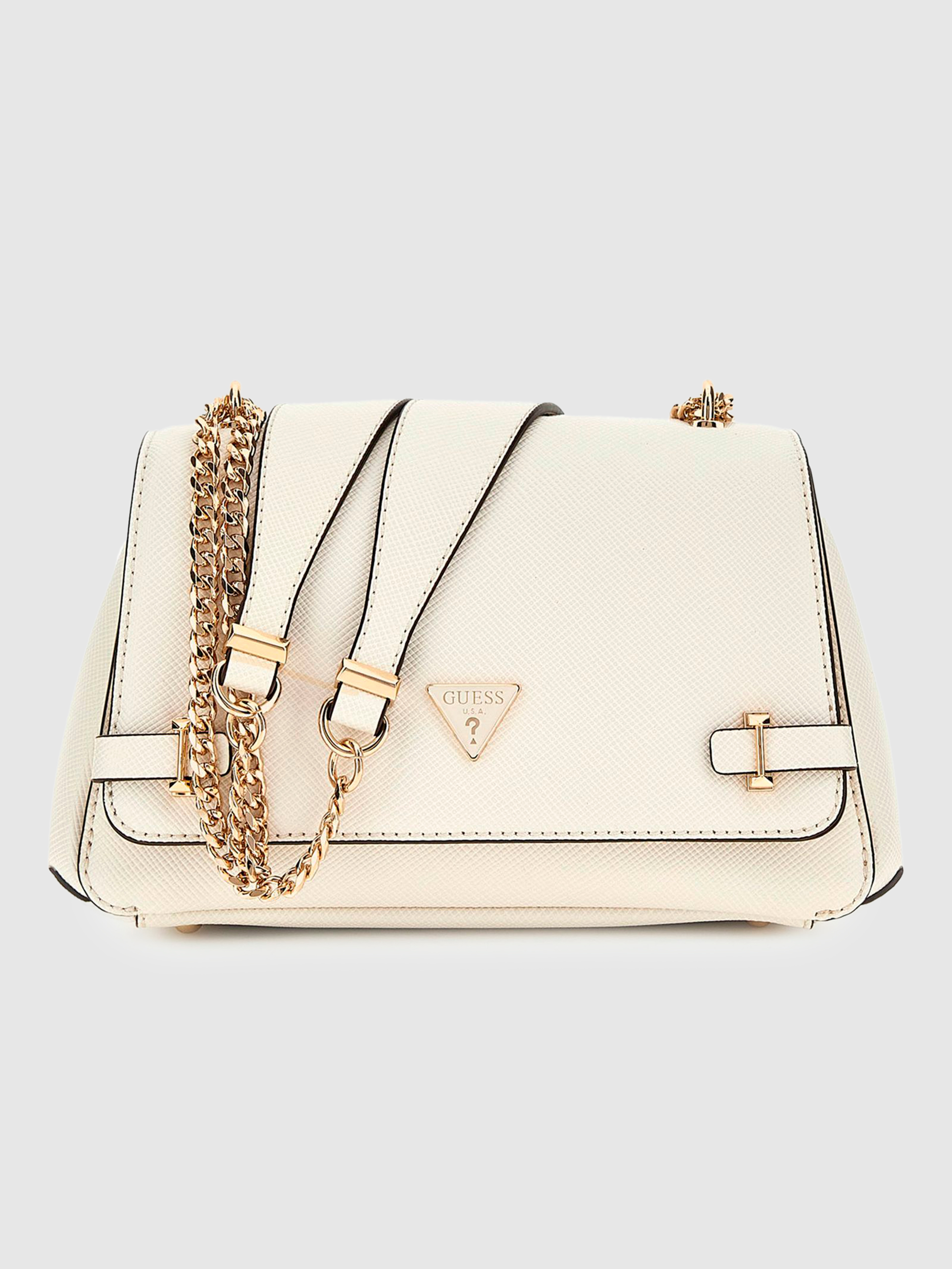 Bolsos de Hombro Mujer Crema Guess