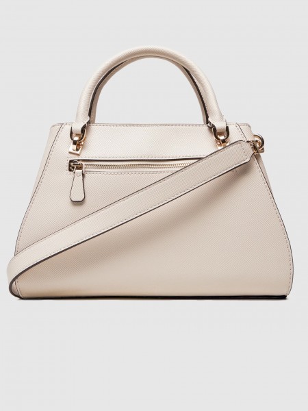 Handbag Woman Cream Guess