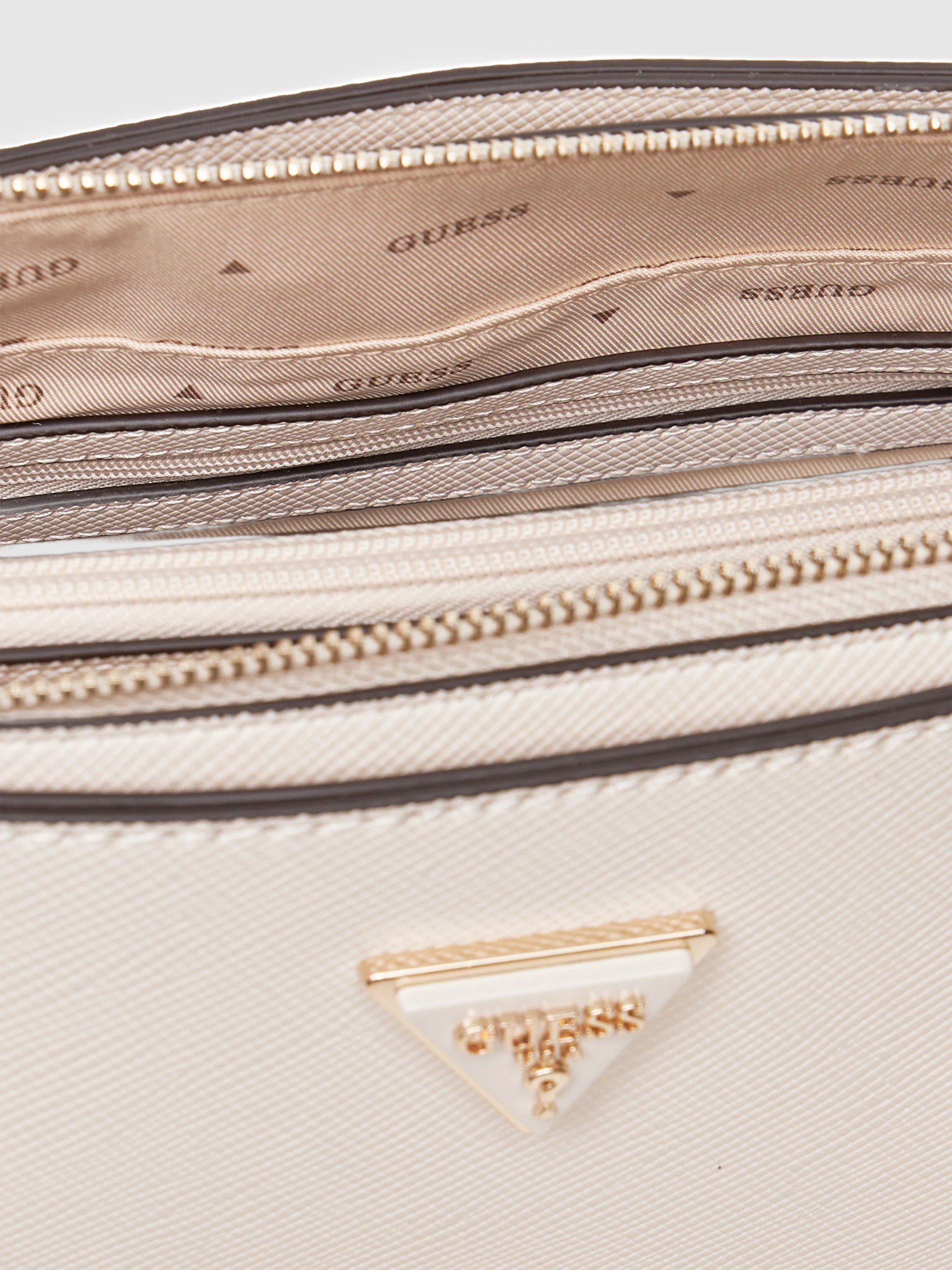 Handbag Woman Cream Guess