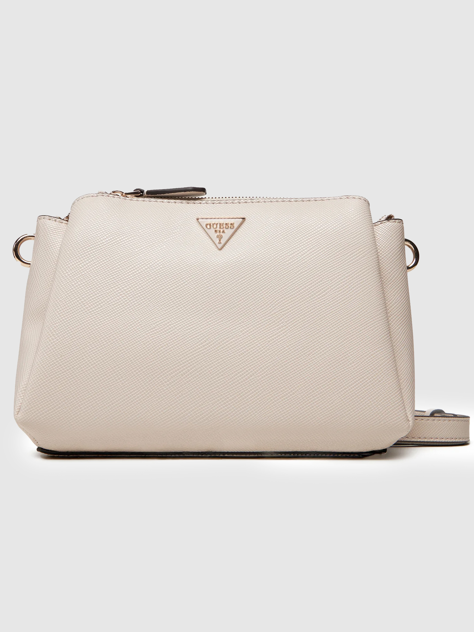 Bolsos de Hombro Mujer Crema Guess