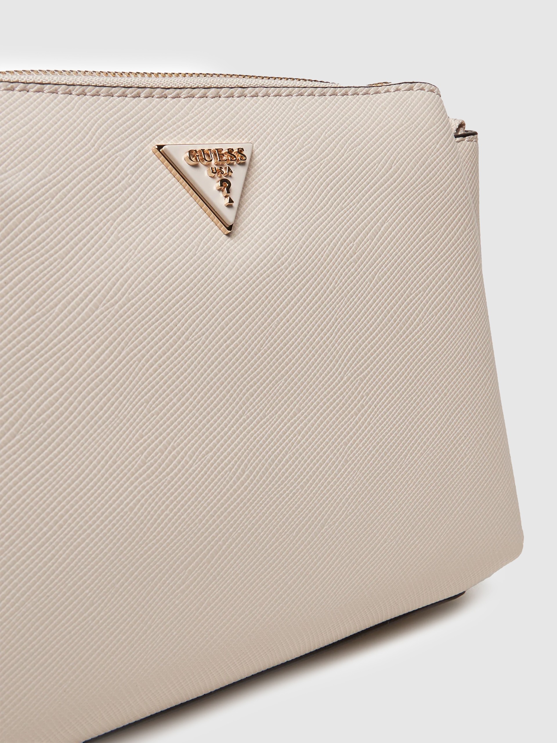 Bolsos de Hombro Mujer Crema Guess