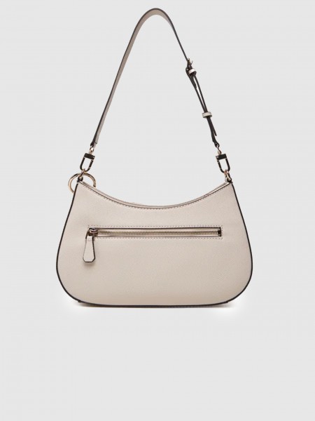 Bolsos de Hombro Mujer Crema Guess Bolsos de Hombro Mujer Crema Guess