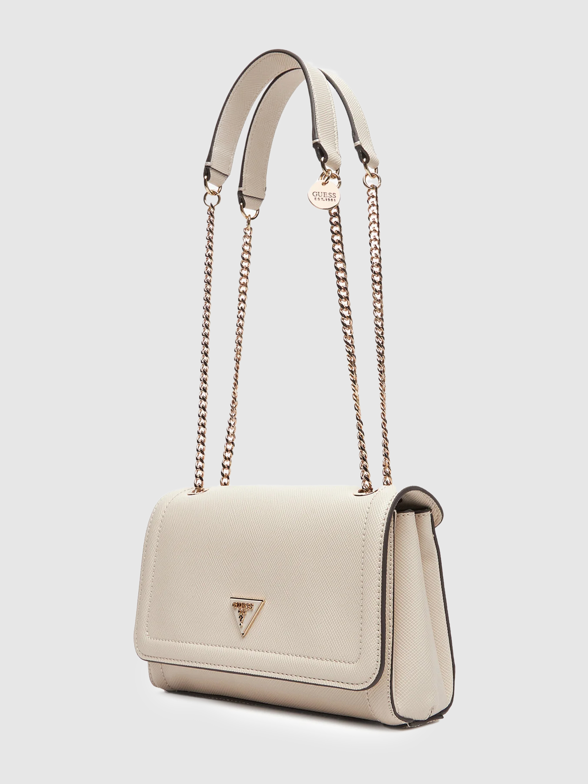 Bolsos de Hombro Mujer Crema Guess