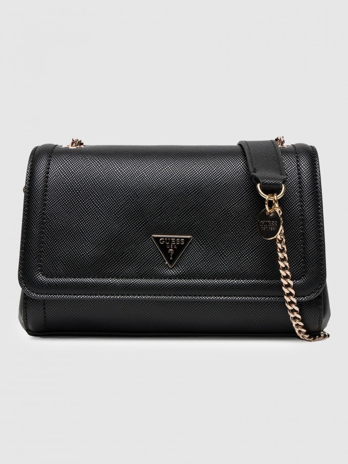 Bolsos de Hombro Mujer Negro Guess