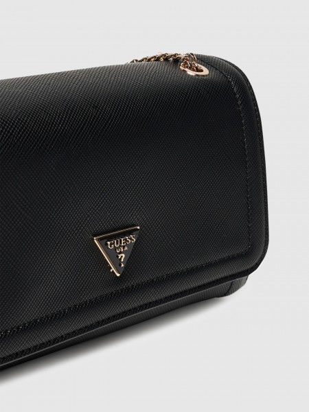 Bolsos de Hombro Mujer Negro Guess Bolsos de Hombro Mujer Negro Guess