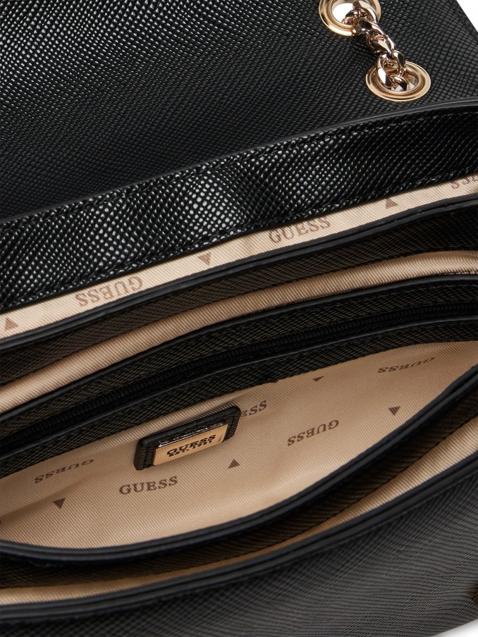 Bolsos de Hombro Mujer Negro Guess