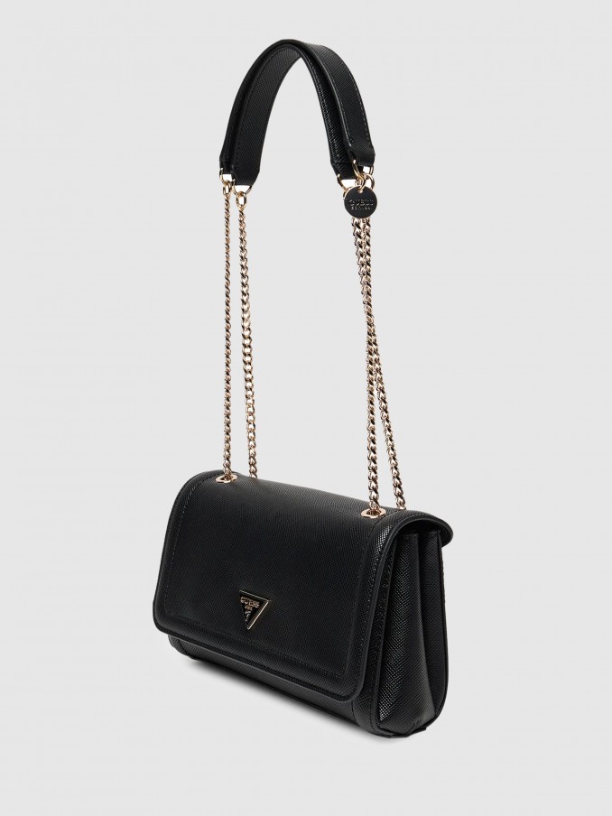 Bolsos de Hombro Mujer Negro Guess