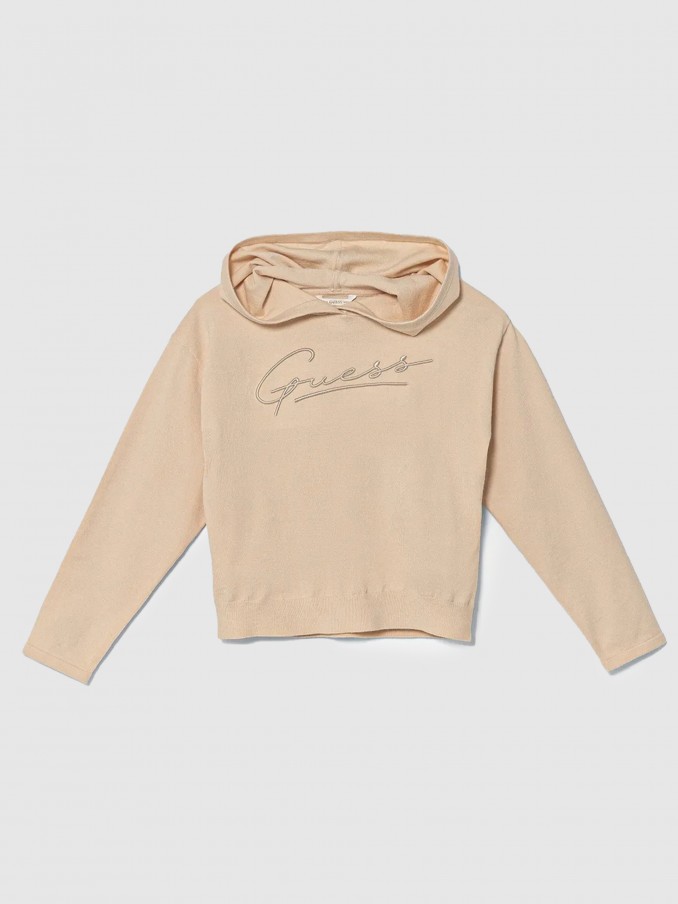 Jersey Niña Beige Guess