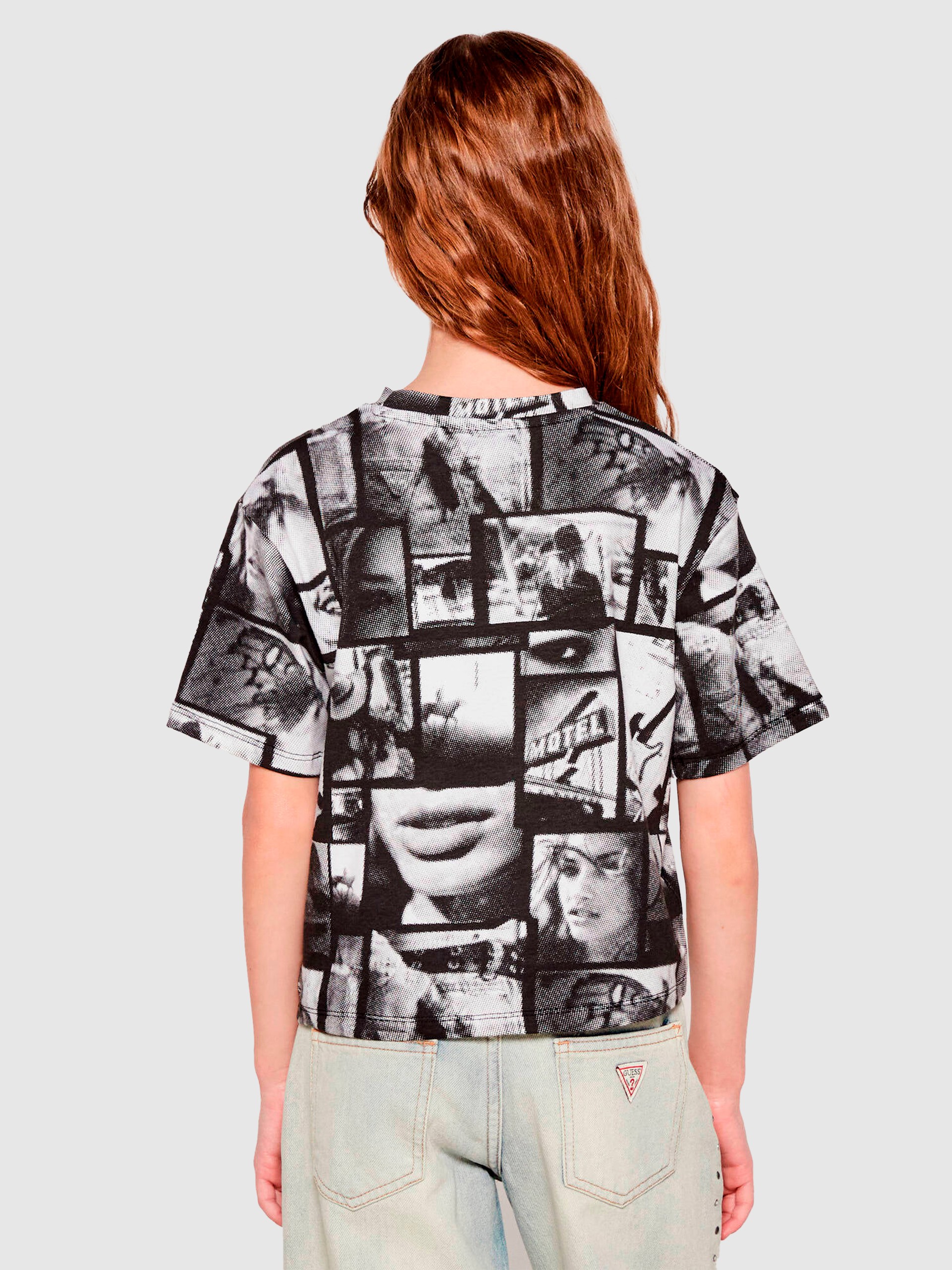 T-Shirt Girl Black Guess