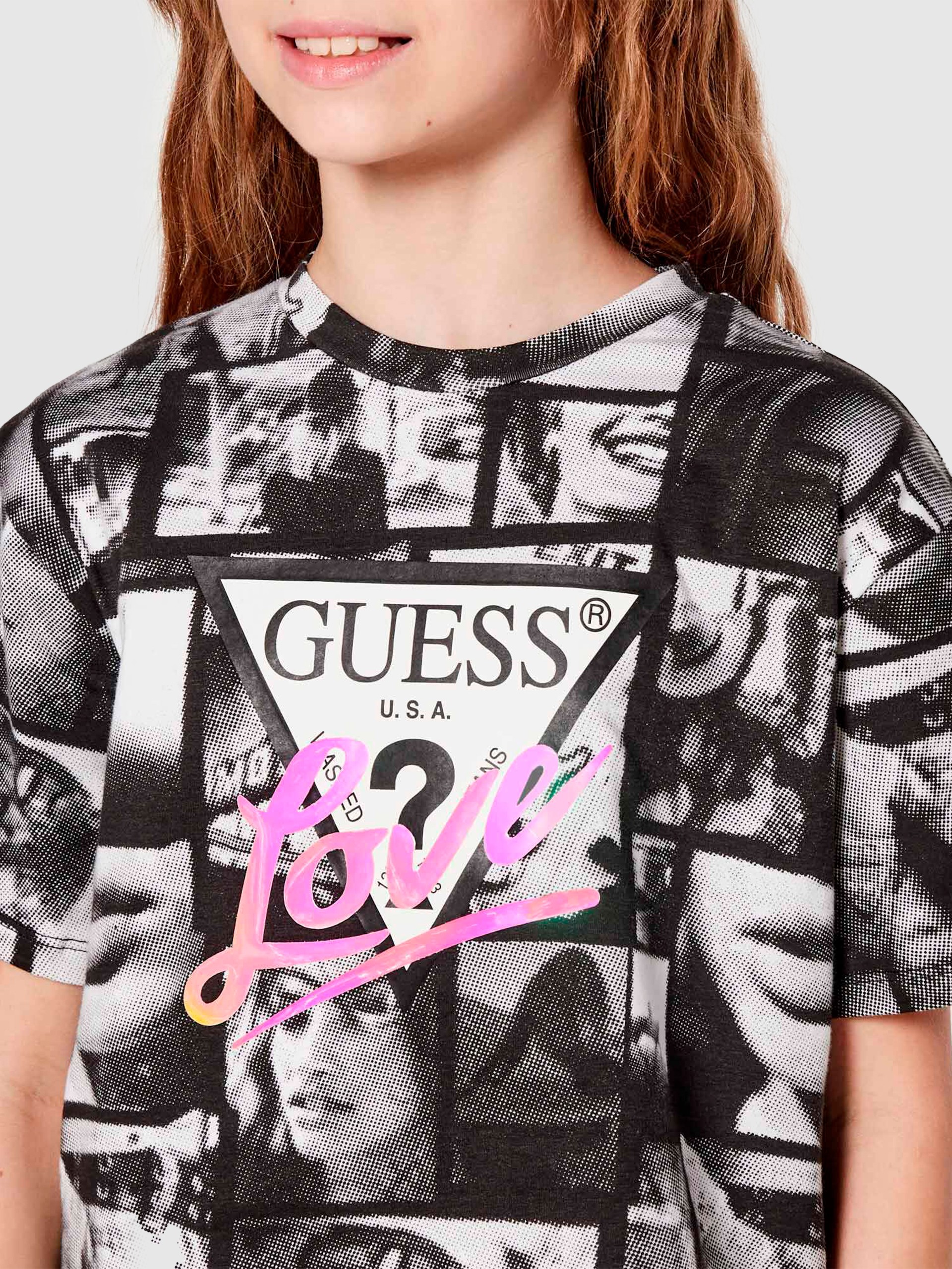 T-Shirt Girl Black Guess