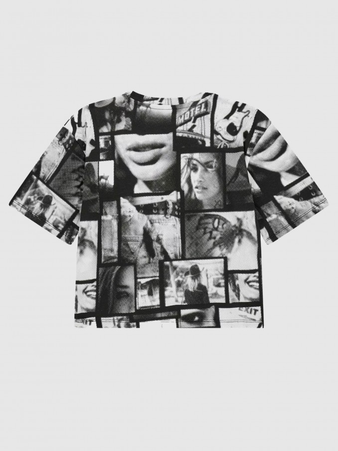 T-Shirt Girl Black Guess