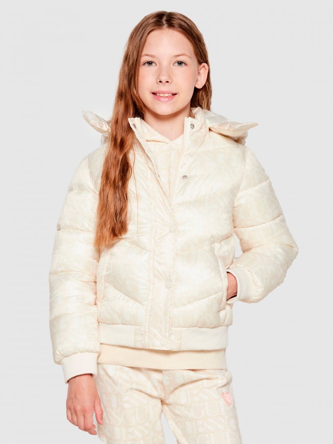 Jacket Girl Beige Guess