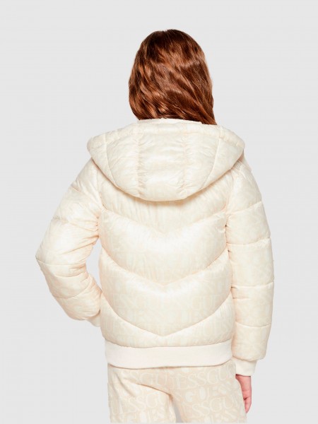 Chaqueta Nia Beige Guess