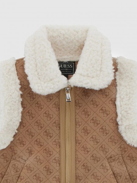 Jacket Girl Brown Guess