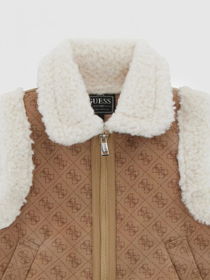 Chaqueta Nia Marrn Guess