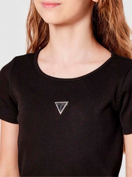 T-Shirt Girl Black Guess
