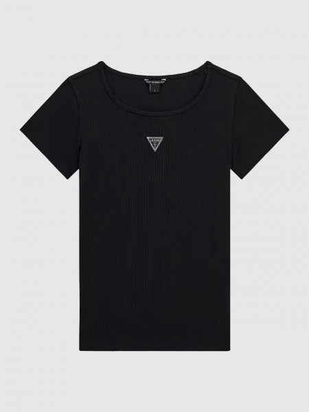 T-Shirt Girl Black Guess