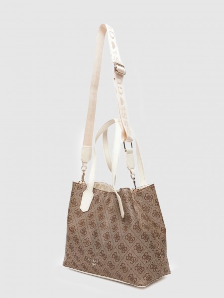 Bolsos Nia Marrn Guess